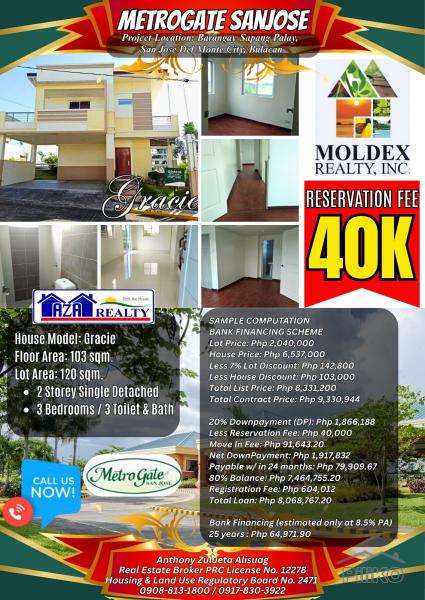 Picture of 3 bedroom House and Lot for sale in San Jose del Monte