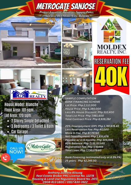 Picture of 3 bedroom House and Lot for sale in San Jose del Monte