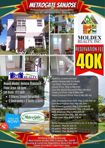 Pictures of 2 bedroom House and Lot for sale in San Jose del Monte