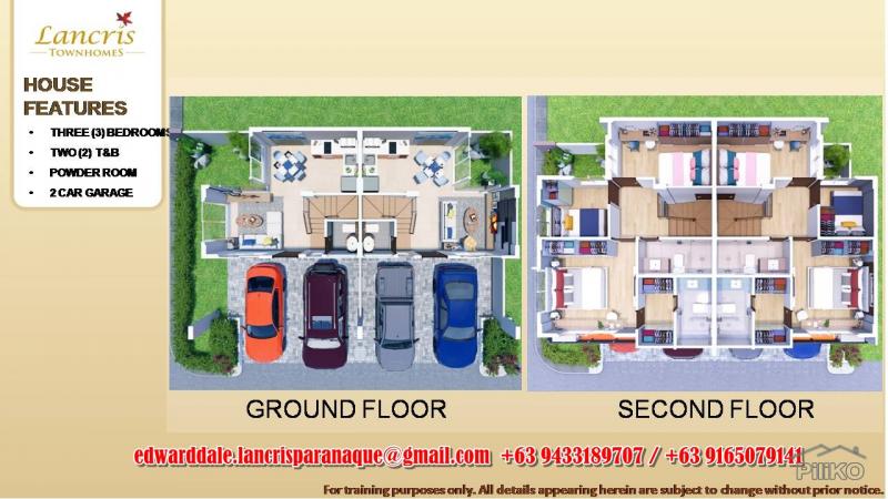 3 bedroom Townhouse for sale in Paranaque in Metro Manila - image