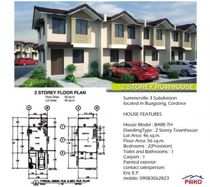 2 bedroom Townhouse for sale in Cebu City in Cebu