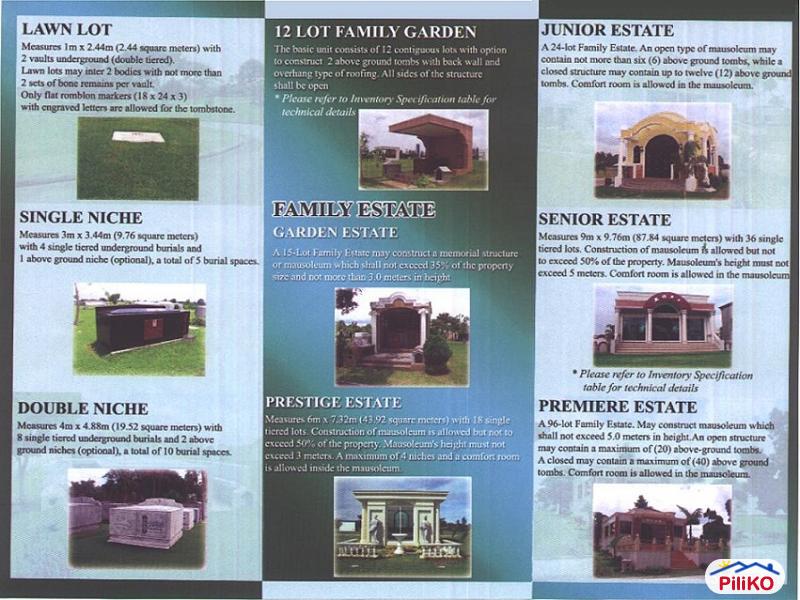 Memorial Lot for sale in Bacoor in Cavite - image