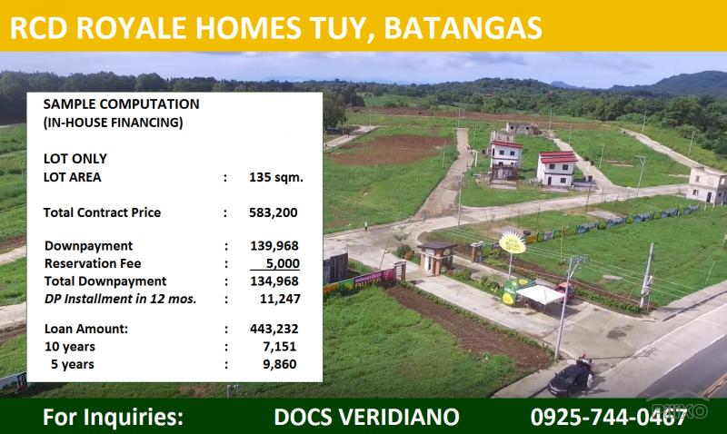 2 bedroom House and Lot for sale in Tuy in Batangas