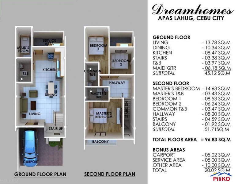 1 bedroom Townhouse for sale in Cebu City in Philippines