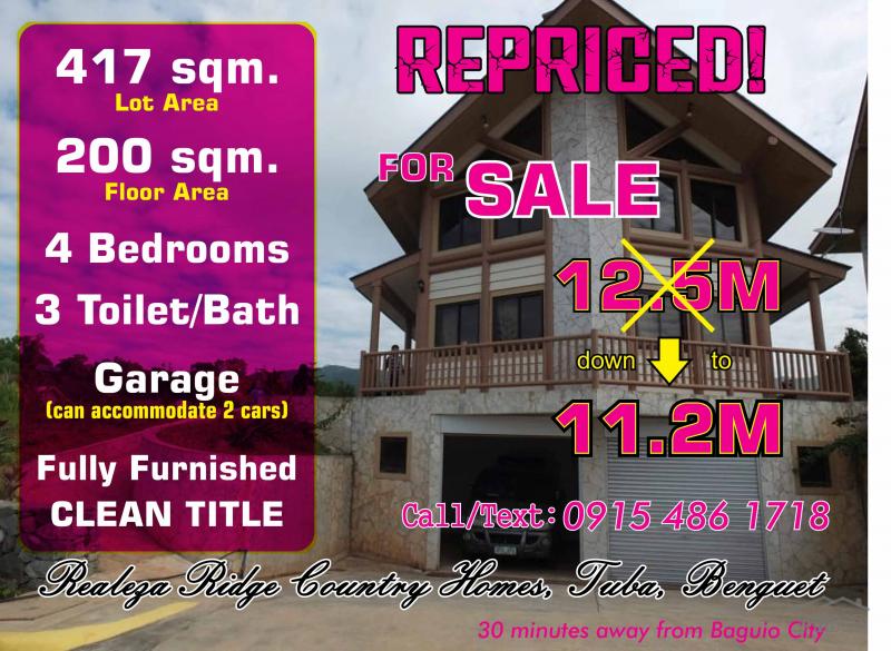 Pictures of 4 bedroom House and Lot for sale in Tuba