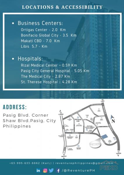 2 bedroom Condominium for sale in Pasig in Metro Manila