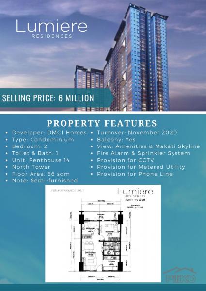 2 bedroom Condominium for sale in Pasig