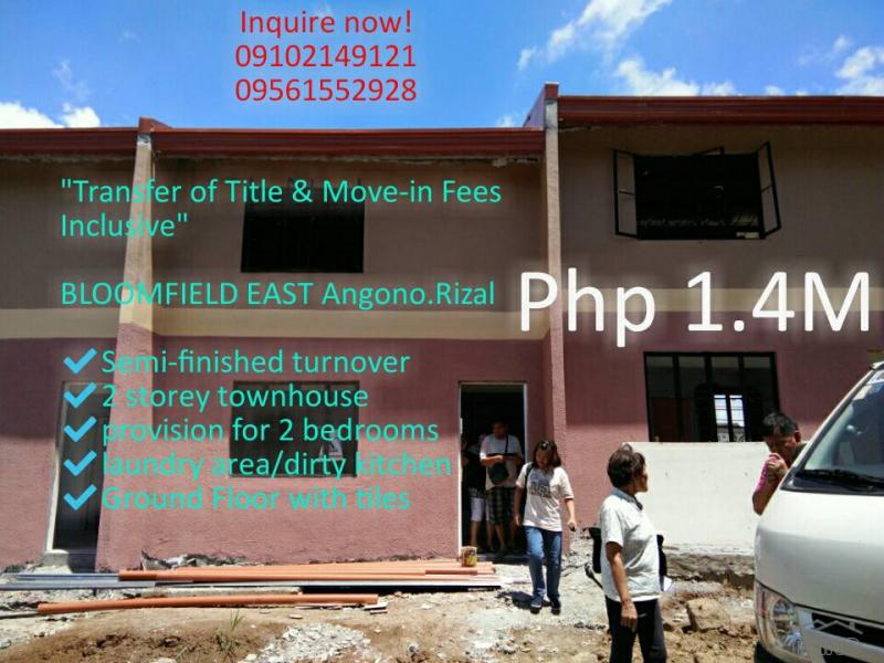 Pictures of 2 bedroom Townhouse for sale in Angono