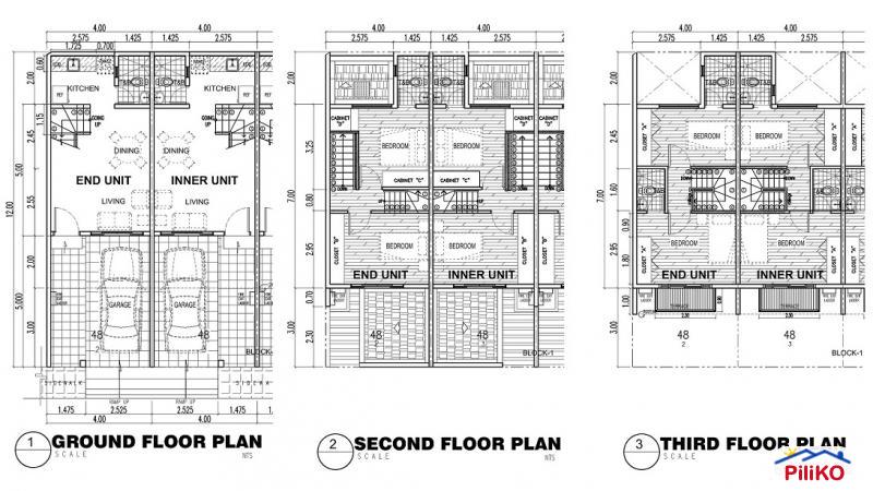 4 bedroom Townhouse for sale in Makati in Metro Manila