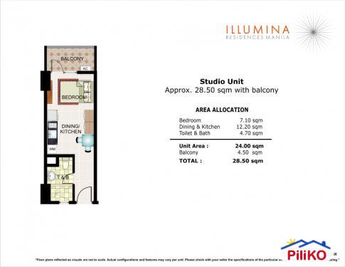 Pictures of 1 bedroom Condominium for sale in Manila