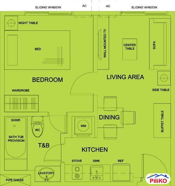 1 bedroom Condominium for sale in Cebu City in Philippines