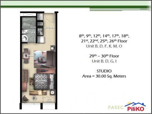 1 bedroom Condominium for sale in Makati - image 3