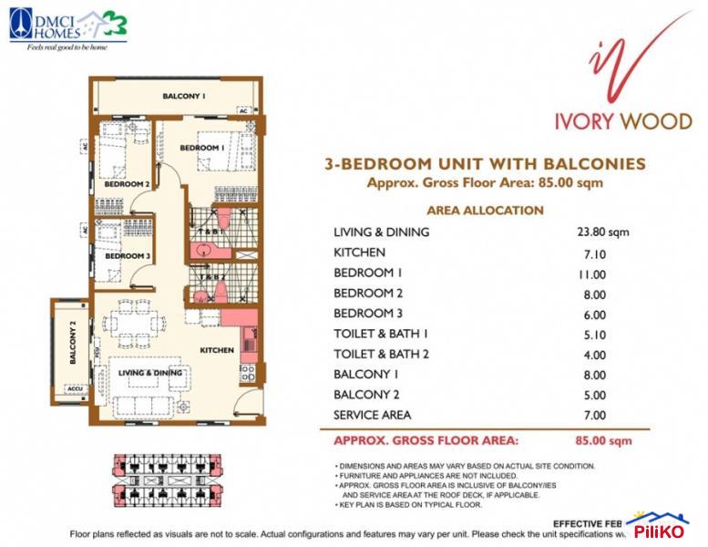 2 bedroom Condominium for sale in Makati in Metro Manila - image