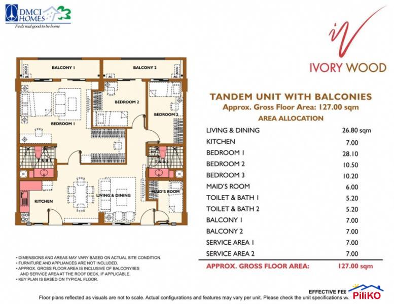 2 bedroom Condominium for sale in Makati in Philippines - image