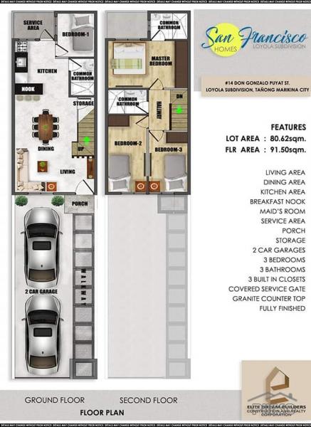 3 bedroom Townhouse for sale in Marikina - image 3