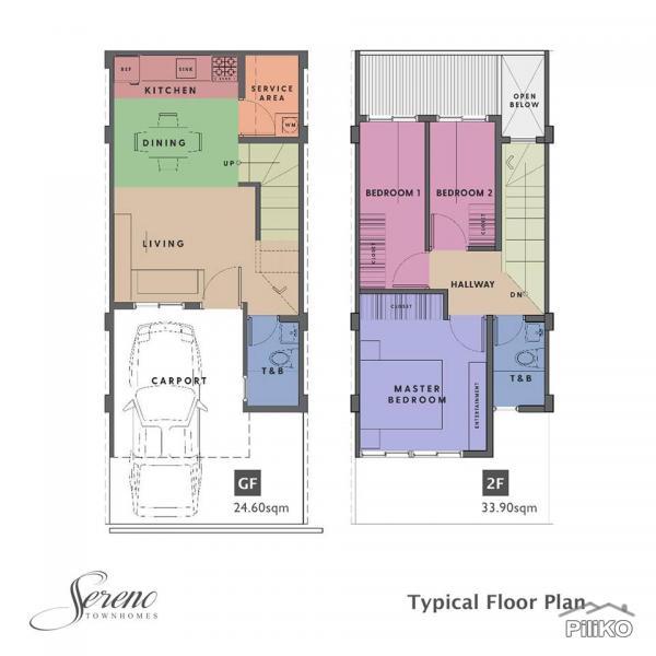 3 bedroom Townhouse for sale in Antipolo