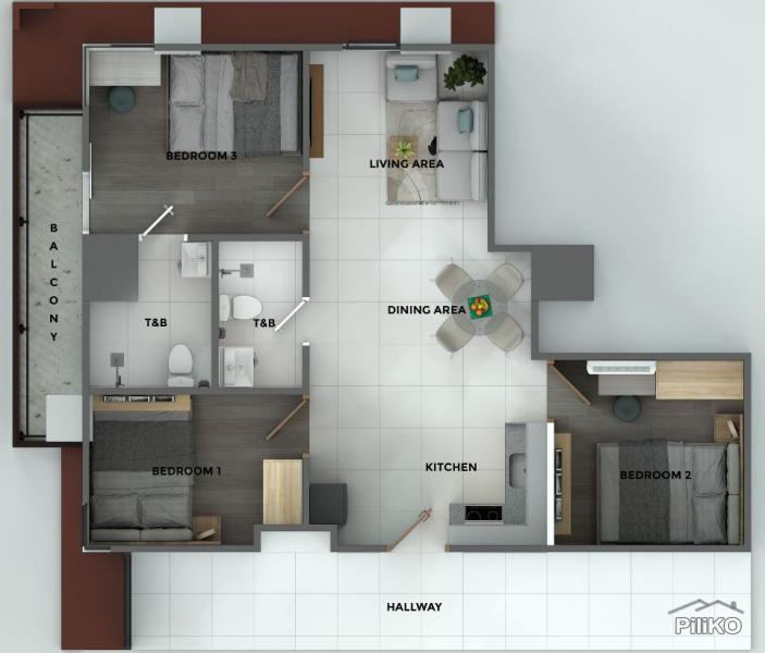 3 bedroom Condominium for sale in Cebu City in Cebu