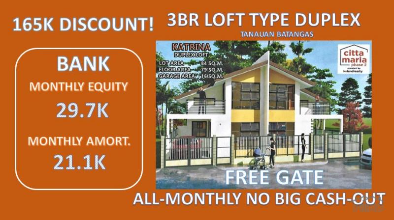 Picture of 3 bedroom House and Lot for sale in Tanauan