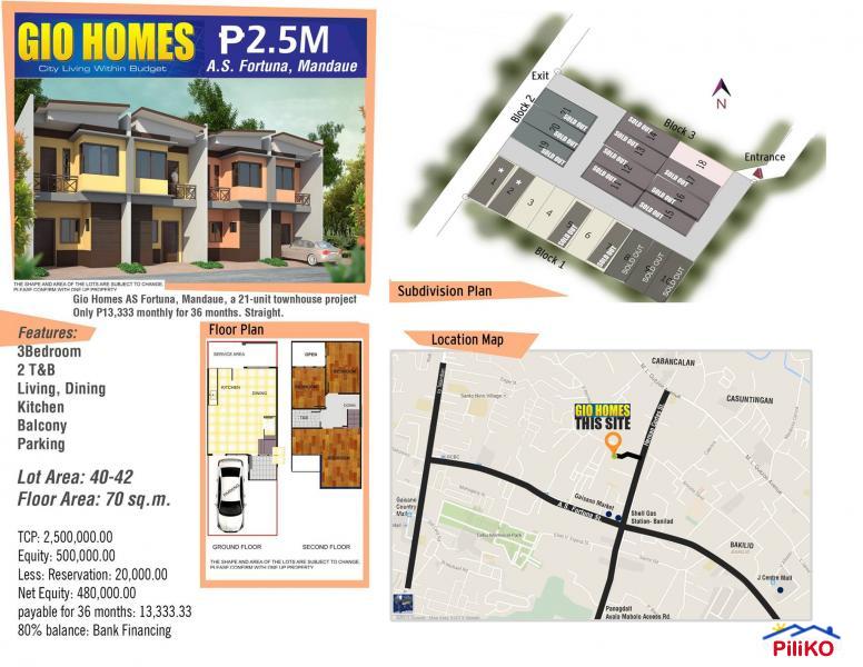 Picture of 3 bedroom Townhouse for sale in Talisay
