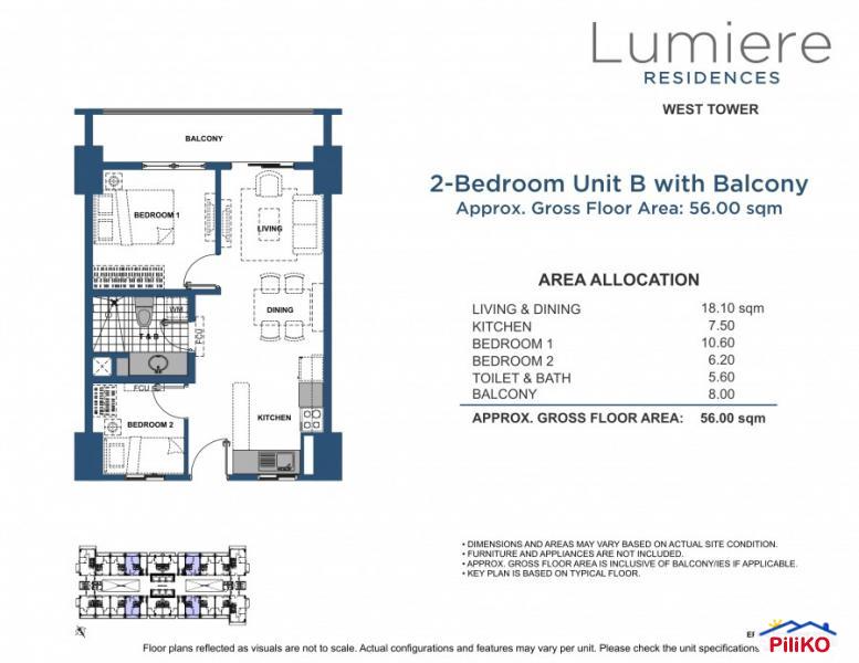 2 bedroom Condominium for sale in Pasig