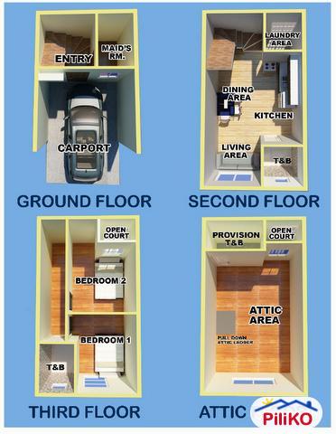 2 bedroom Townhouse for sale in Quezon City in Metro Manila