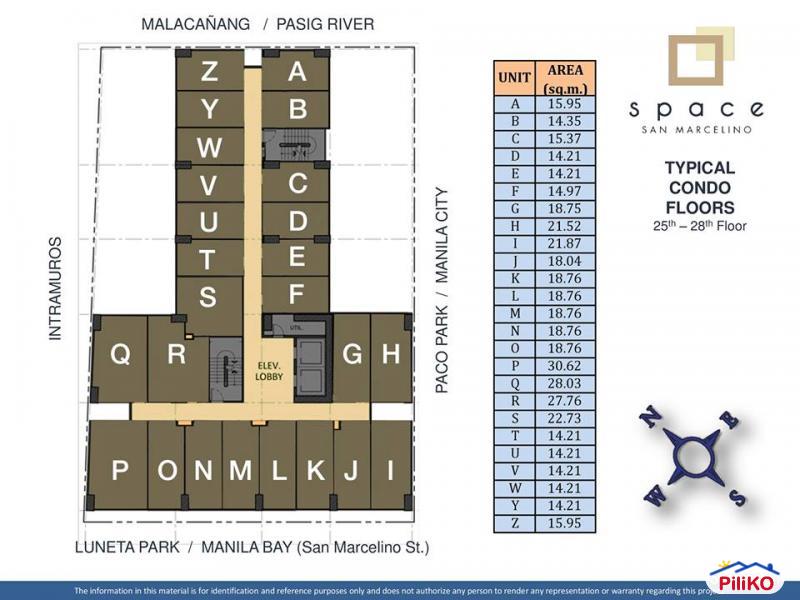Condominium for sale in Manila in Philippines