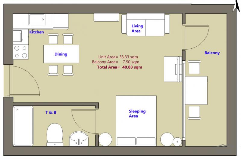1 bedroom Condominium for sale in Lapu Lapu in Philippines