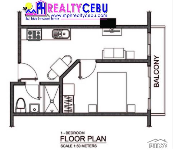 1 bedroom Condominium for sale in Cebu City in Philippines
