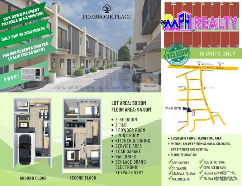 3 bedroom House and Lot for sale in Talisay