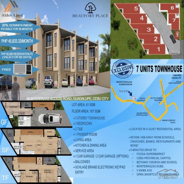 3 bedroom Townhouse for sale in Cebu City in Philippines