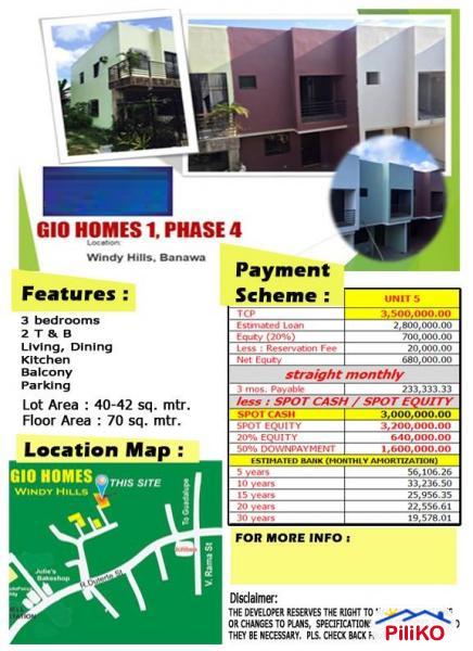 Picture of 3 bedroom Townhouse for sale in Cebu City