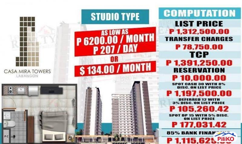 1 bedroom Condominium for sale in Cebu City