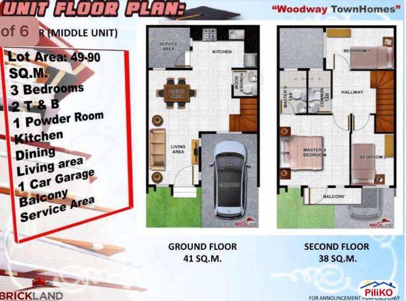 3 bedroom Townhouse for sale in Cebu City in Cebu