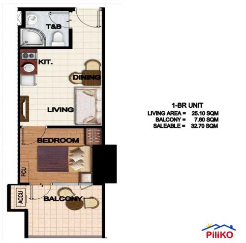 1 bedroom Condominium for sale in Manila - image 3